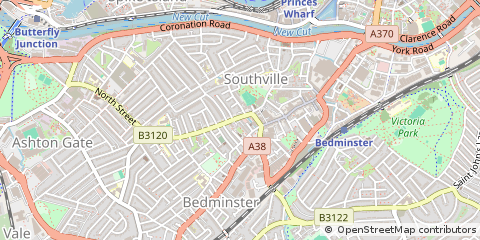 Map of Bristol