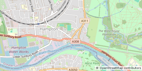 Map of Hampton