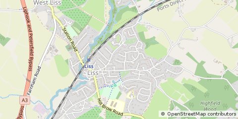 Map of Liss