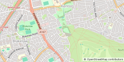 Map of Newcastle Upon Tyne