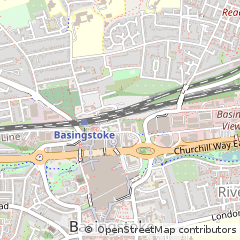 Map of Basingstoke, Hampshire