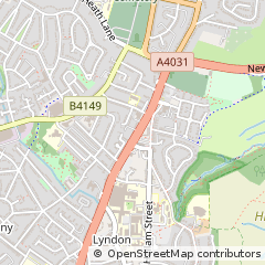 Map of West Bromwich, West Midlands