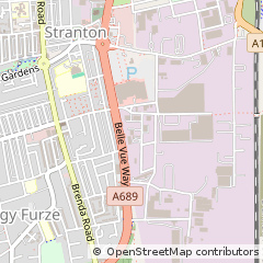 Map of Hartlepool, Cleveland