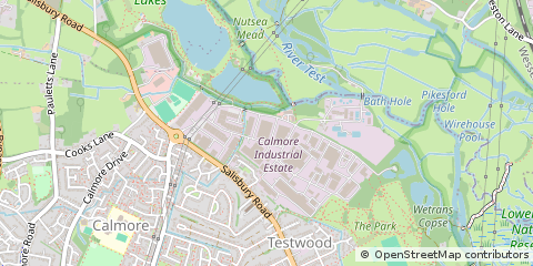 Map of Southampton, Hampshire