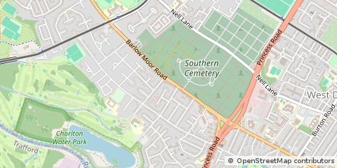 Map of Manchester
