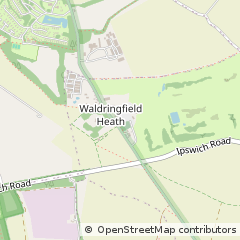 Map of Woodbridge, Suffolk