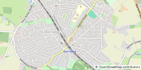 Map of Solihull