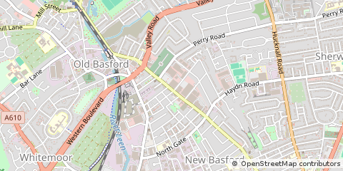 Map of Nottingham