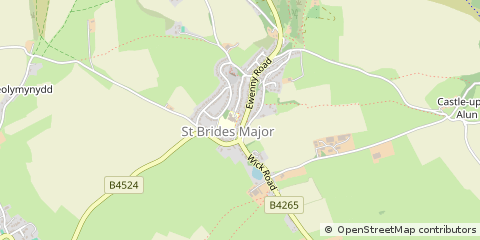 Map of Bridgend