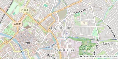 Map of York