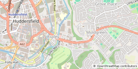 Map of West Yorkshire