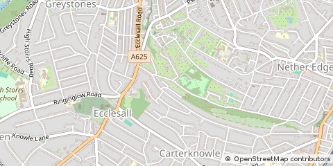 Map of Sheffield