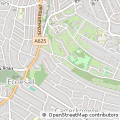 Map of Sheffield