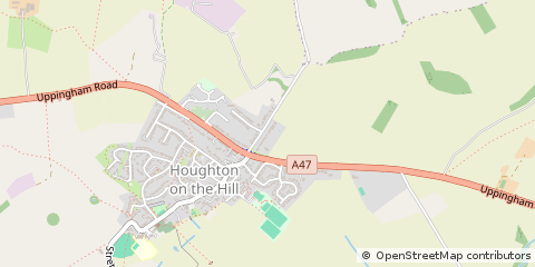 Map of Leicester, Leicestershire