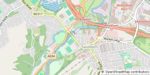 Map of Newcastle Upon Tyne
