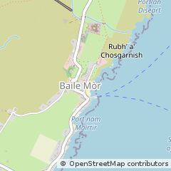 Map of Isle of Iona, Argyll