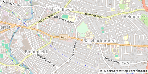 Map of Belfast