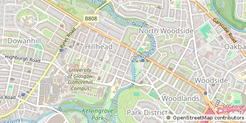 Map of Glasgow