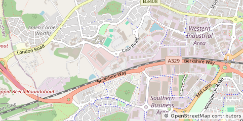 Map of Bracknell