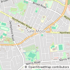Map of Sale Moor, Cheshire