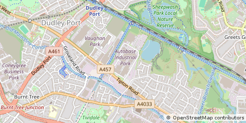 Map of Birmingham, West Midlands