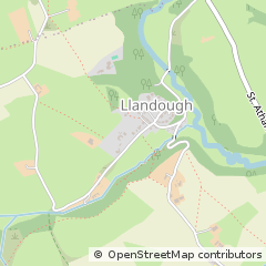 Map of Cowbridge, Vale of Glamorgan