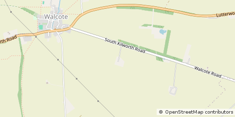 Map of Lutterworth, Leicestershire