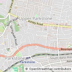 Map of Poole, Dorset