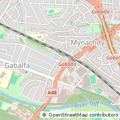 Map of Cardiff