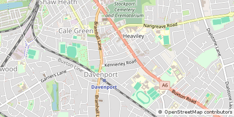 Map of Stockport