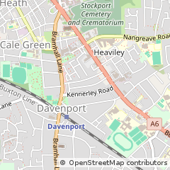 Map of Stockport
