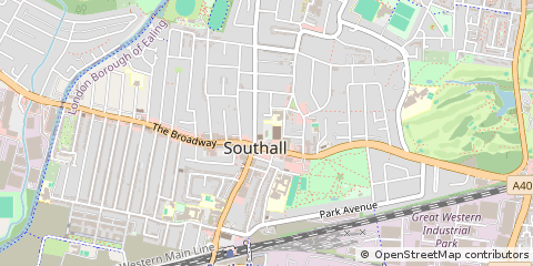 Map of Southall