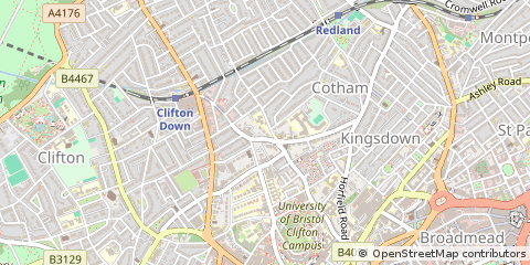 Map of Bristol