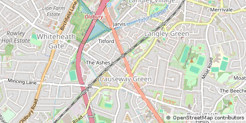 Map of West Midlands