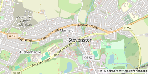 Map of Stevenston