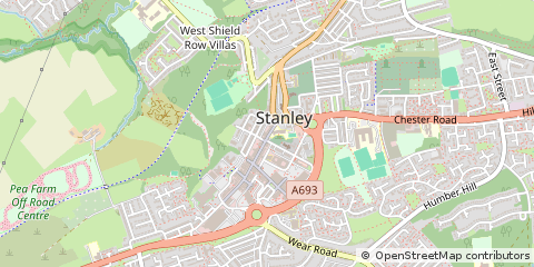 Map of Stanley