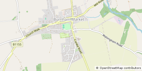 Map of Burnham Market, Norfolk