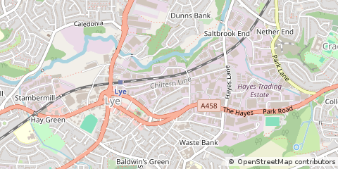 Map of Stourbridge