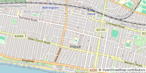 Map of Hove