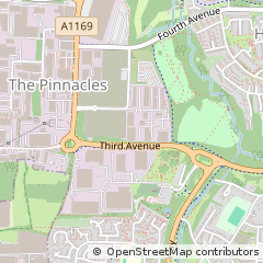 Map of Harlow, Essex