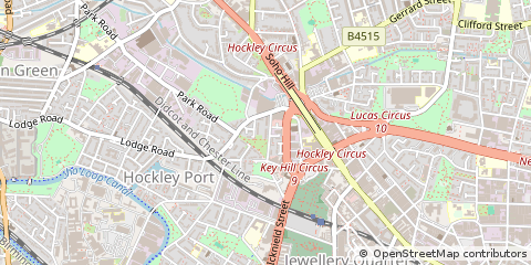 Map of Birmingham