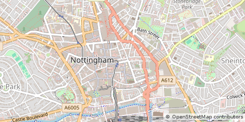 Map of Nottingham