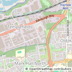 Map of Harlow, Essex