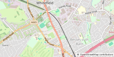 Map of Manchester