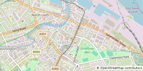 Map of Edinburgh, City of Edinburgh