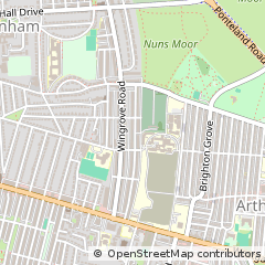 Map of Newcastle Upon Tyne