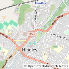 Map of Wigan
