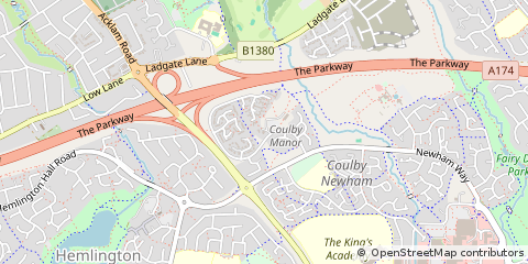 Map of Middlesbrough
