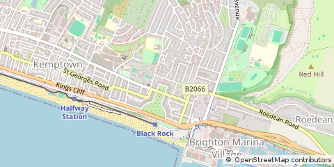 Map of Brighton, East Sussex
