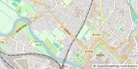 Map of York